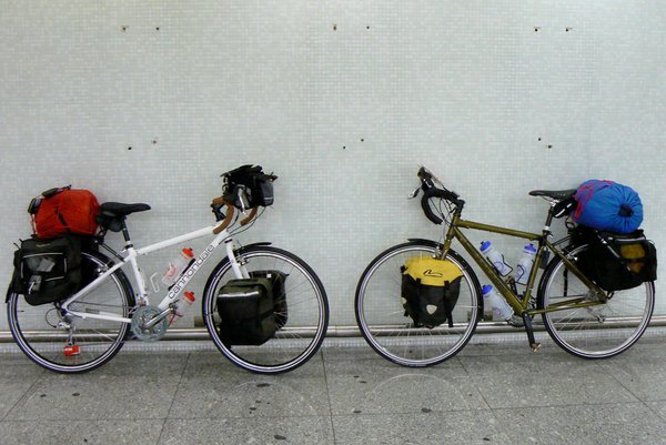 Our Loaded Touring Bicycles