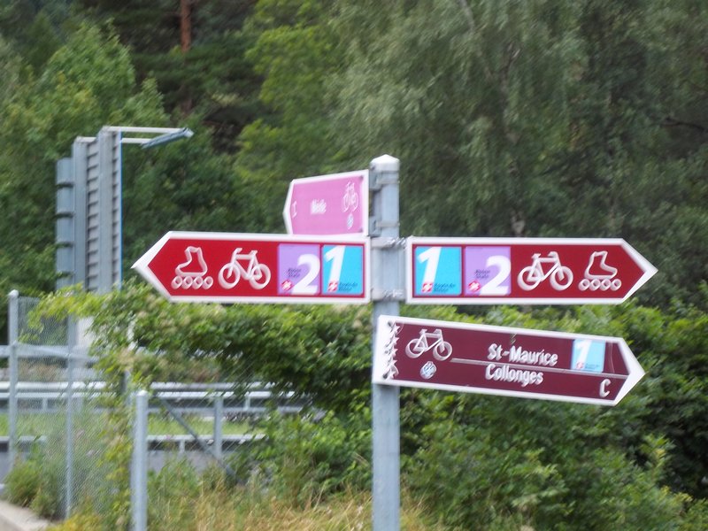 Swiss Bicycle Signs