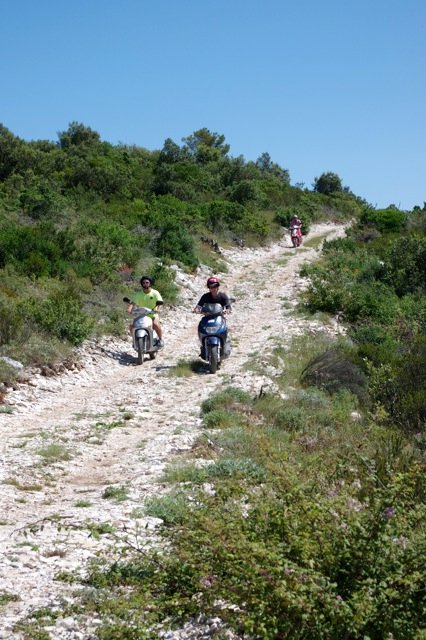 Trail riding scooters