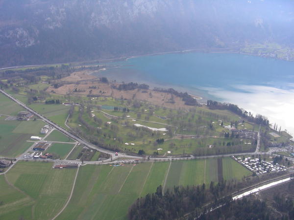 Interlaken from the air