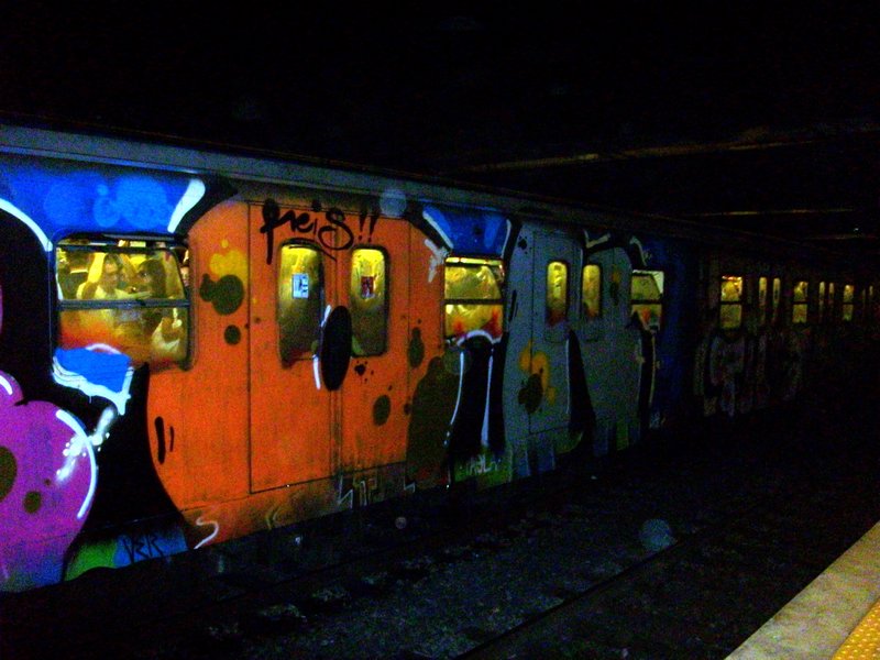 Graffii all over the city