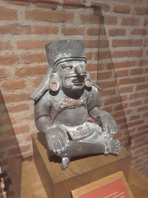 One of many interesting statues in the museum