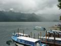 View from Santa Pedro dock - Lake Atitlan