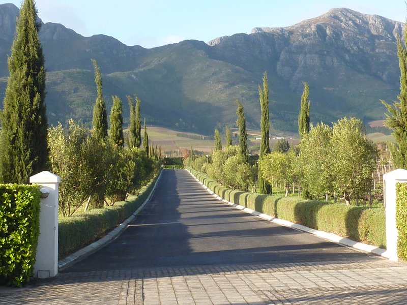 The entrance to Klein Franschhoek Winery - I think