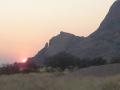 Sunset at Our First Bush Camp - Spitzkoppe