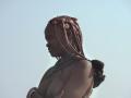 A Himba Girl Admires My New Haircut - I Think