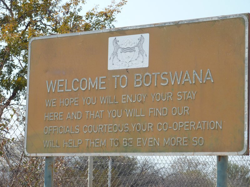 Welcome To Botswana - Dont Forget YOur Fresh Meat To Bribe Our Officials ... Or Words To That Effect