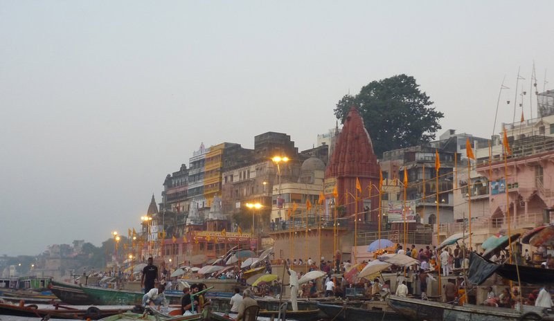 Ghats at Varanasi at Dawn