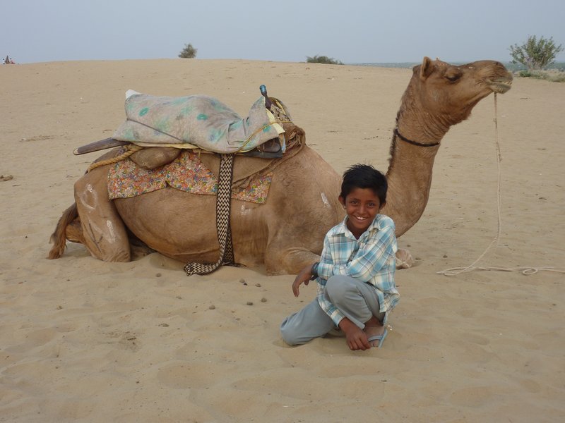 Our camel guy - aged 10