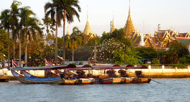 Grand Palace from river ferry