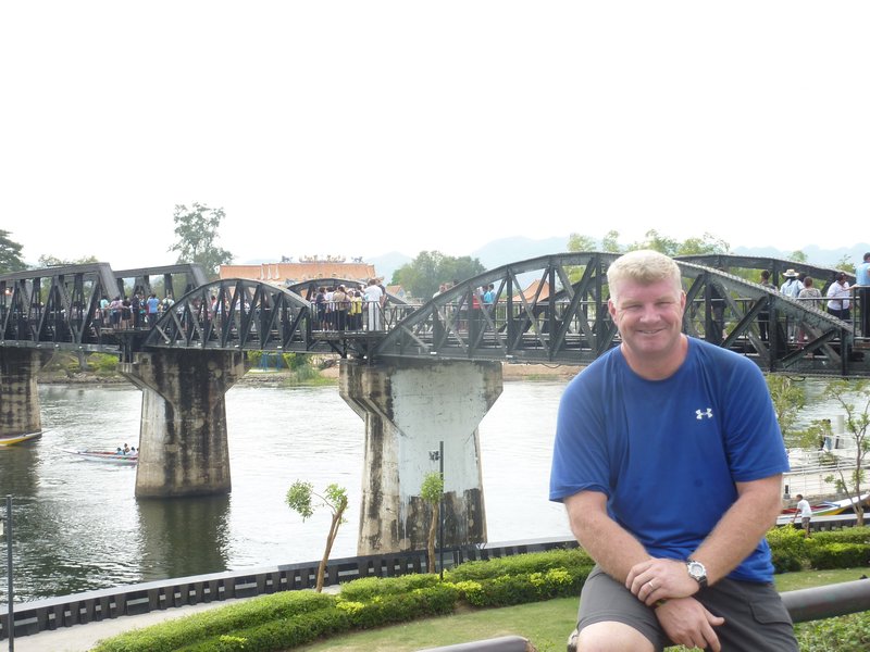 The real Bridge over the River Kwai