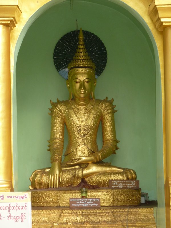 One of the many many Buddas circling the Pagoda