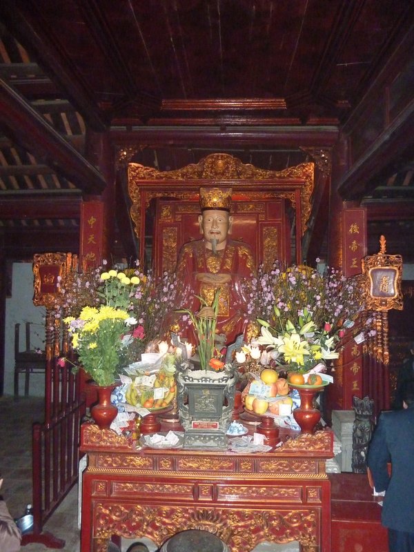 Offerings at the temple