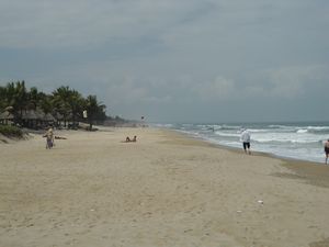 The quieter end of Hoi An Beach