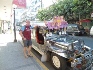 My new ride - a Philipino Jeep-Bus in Manila