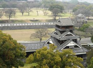 View from Kumamoto Castle