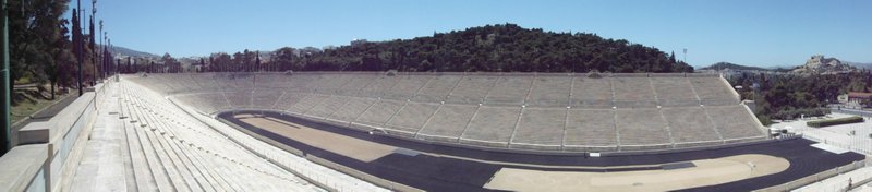 The 65000 seater Panathenaic Stadium