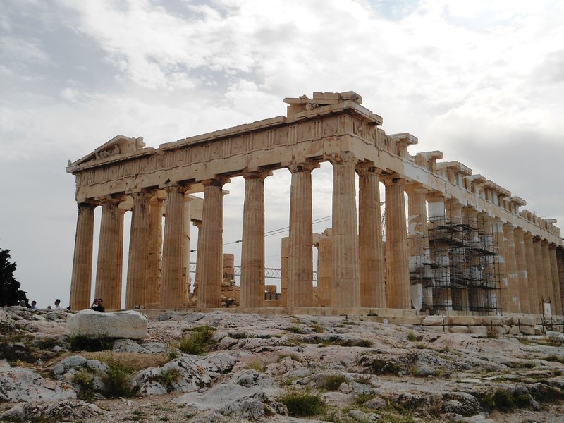 The East end of the Parthenon