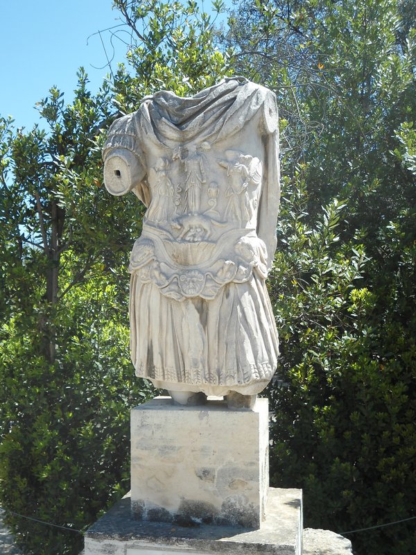 A statue of Hadrian at the Acient Agora