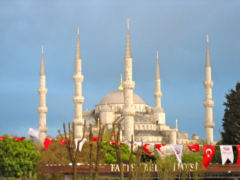 Blue Mosque in the sun