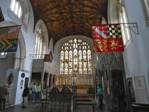 Inside chapel at Arundel castle