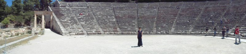 The ancient theatre at Epidavros