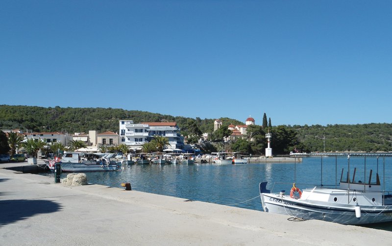 Looking towards the harbour at Arhea Epidavros