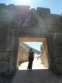Lions Gate at Mycenae - the oldest monument in Europe dating from 16th c. BC