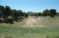 The stadium at Epidavros - still used today by the local schools