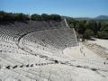 The view from the cheap seats at Epidavros Theater