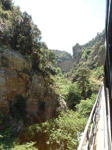 The train ride down from Kalvavitra to Diakofta