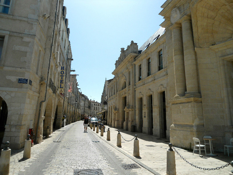 Typical street La Rochelle