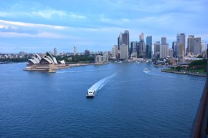 View from Harbour Bridge, Circular Quay - The Rocks