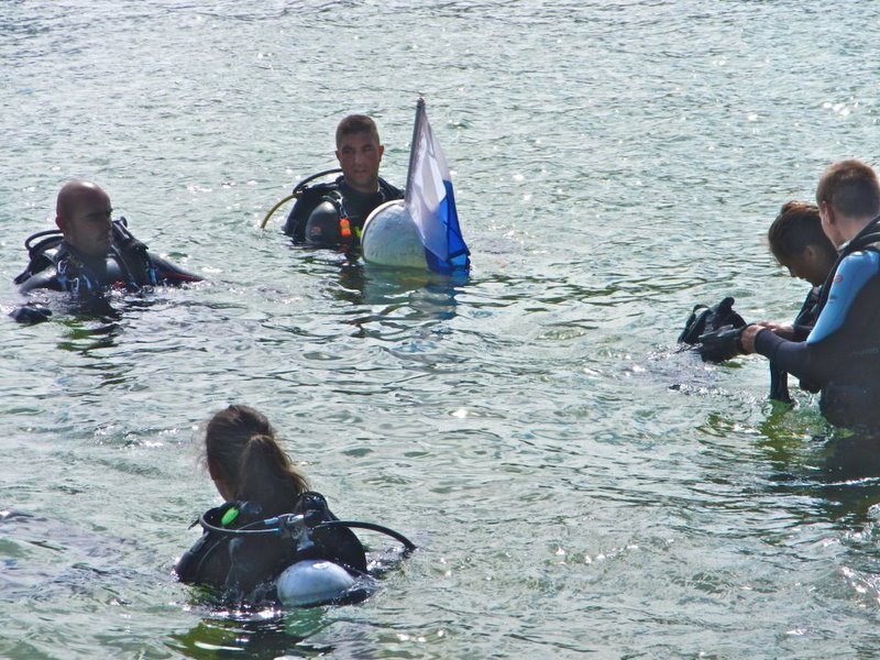 Open Water course at Camp Cove