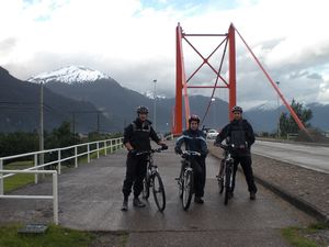 Puente a la entrada de Aysén