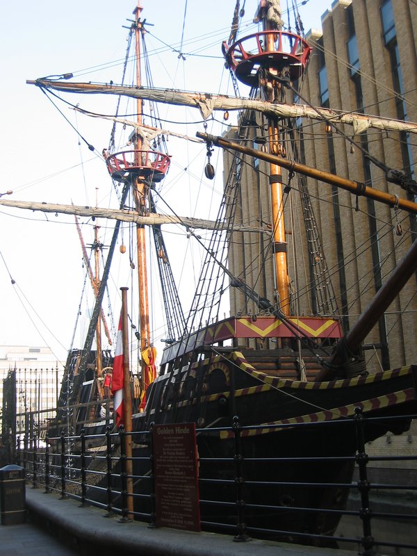 The Golden Hinde (Francis Drake's ship)