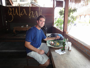 Eating in Gula Bali