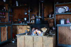 Wood fire kitchen