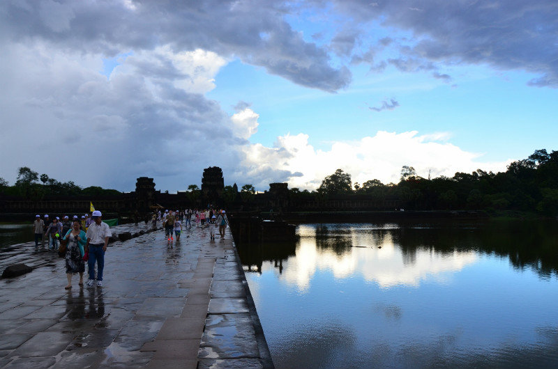 3.- Sunset at Angkor Wat
