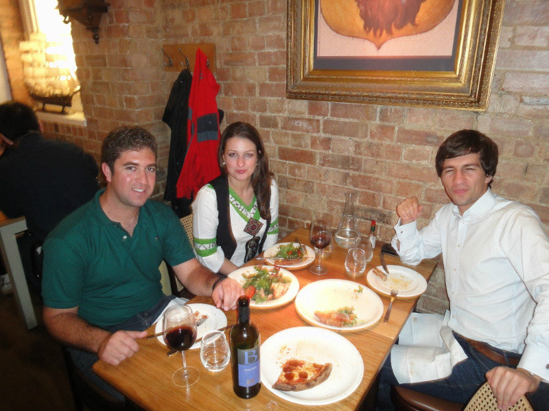 Dinner with Anastasia Sharikova and Denis Nayshul