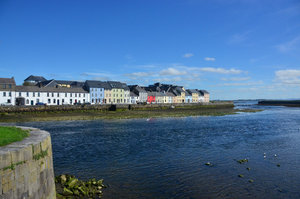View across "The Long Walk", Galway