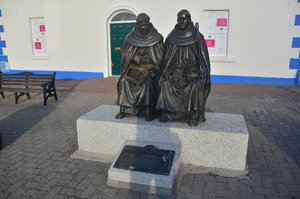 Sculpture of monks, Mullingar