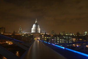 St Paul's Cathedral from the Millennium Bridge 