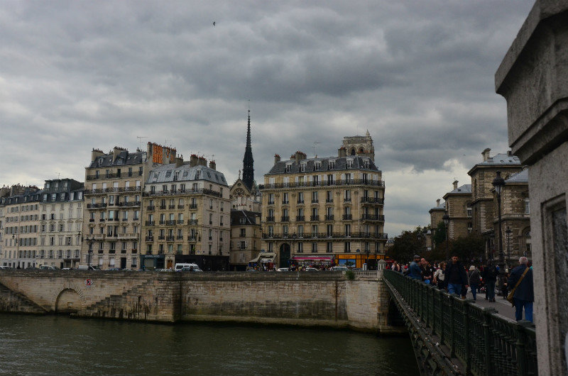 along the Seine