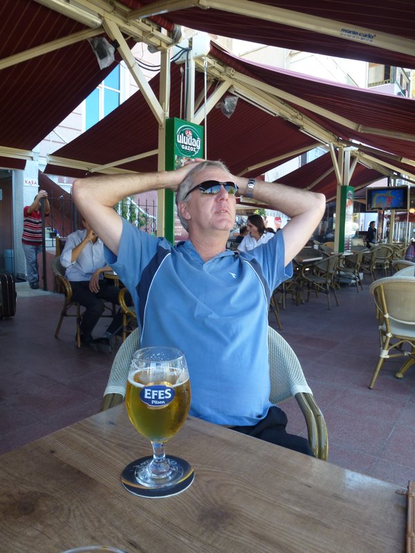 Dad in holiday mode