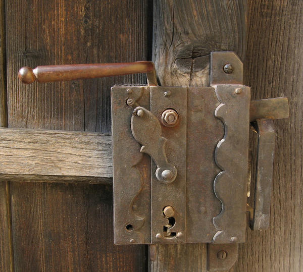 lock on gate