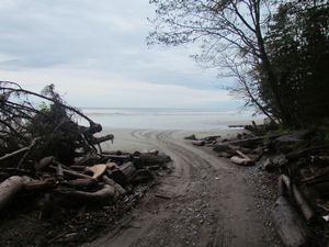 The Road Ends Right On The Beach