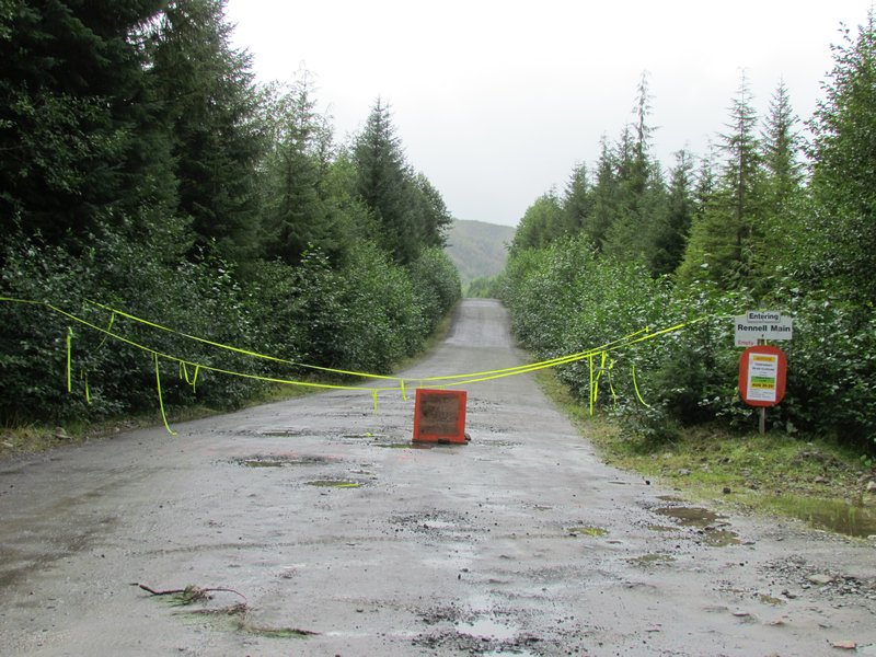 Road Closed To Rennell Sound