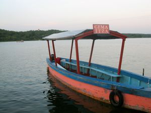 Boat on Lake Peten Itza