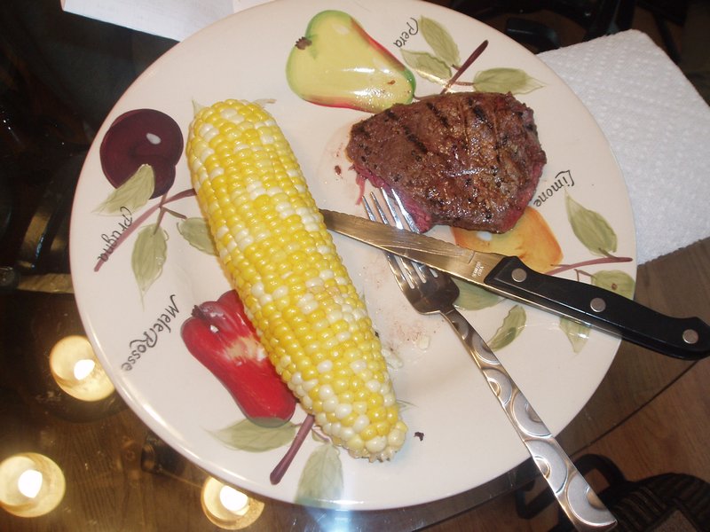 Steak and Corn
